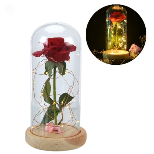 artificial flower Beauty Beast Red Rose