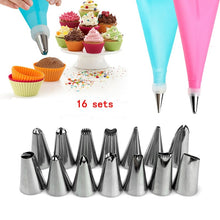Load image into Gallery viewer, 16 PCS/Set Silicone Pastry Bag